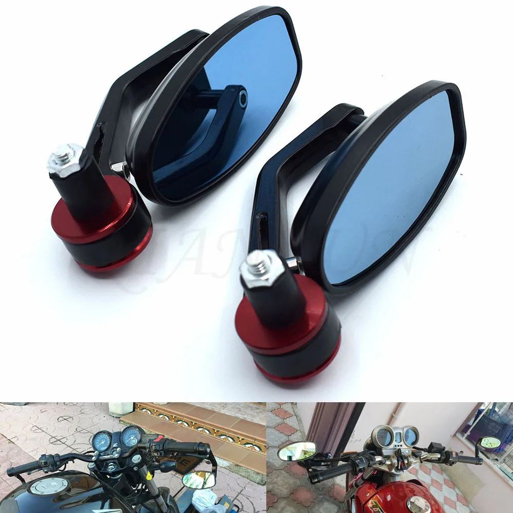 

Universal 22mm 7/8" Motorcycle Handle Bar End Rearview Side Mirrors For HONDA PCX 125/150 PCX125 PCX150 CBR500R CB500F CB500X