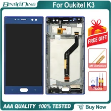 BingYeNing 5," для Oukitel K3, ЖК-дисплей и сенсорный экран, дигитайзер с рамкой, экран, аксессуары для телефонов, инструменты для замены в сборе