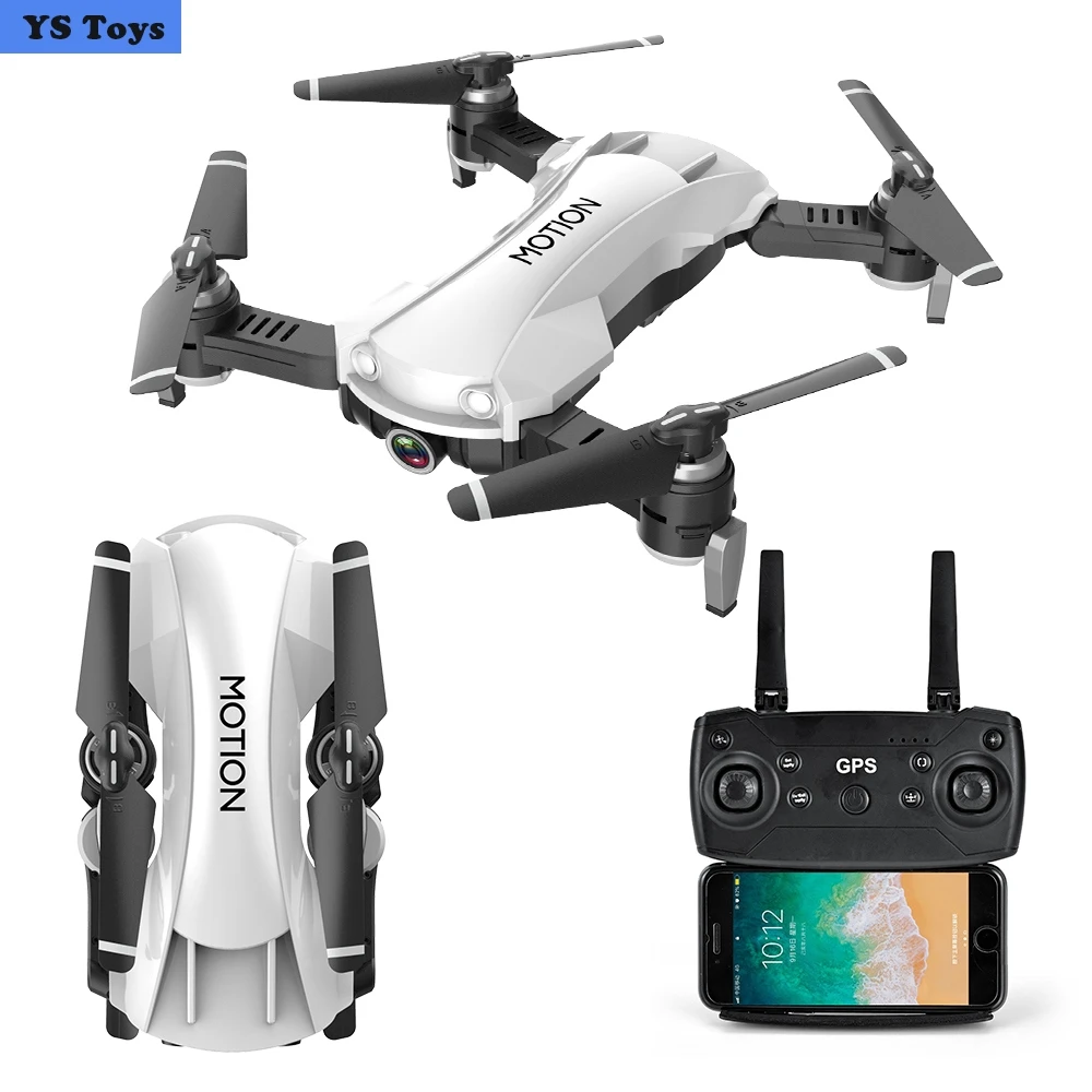 Складной мини Дрон gps позиционирование с 2K Wifi FPV HD камера Квадрокоптер