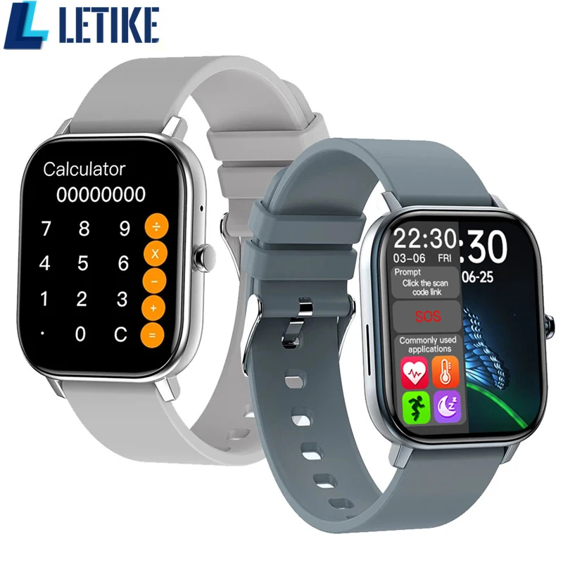 Letike GW22 Smart Watch Men 1.6&quot full screen to-edge Heart Rate Monitor Bluetooth Call women Smartwatch PK W26 IWO 12 pro HW12 |