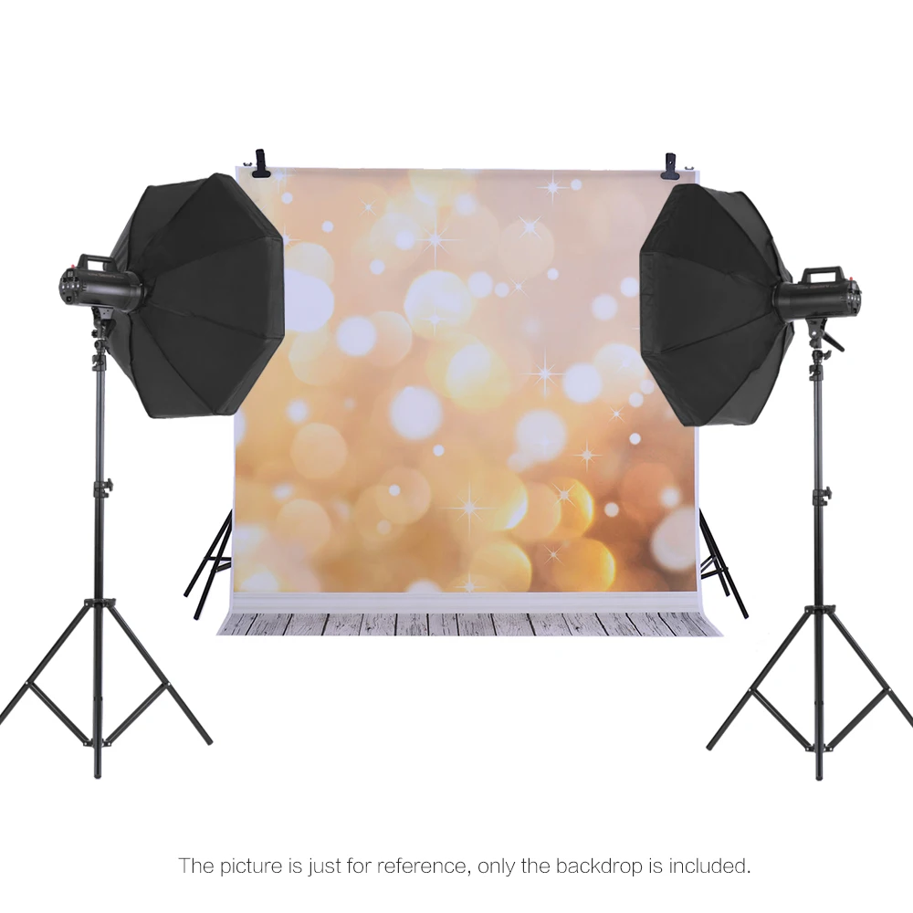 1.5* 2m Digital Photo Bank Photography Background Backdrop Printing Fantasy Light Spot Wooden Floor Pattern for Photo Studio