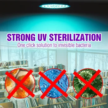 

E14 Germicidal Light UVC Led Lamp Sterilizer E27 LED UV Disinfection Lamp LED 3W 5W 7W GU10 Ultraviolet Light Bulb MR16 Amuchina