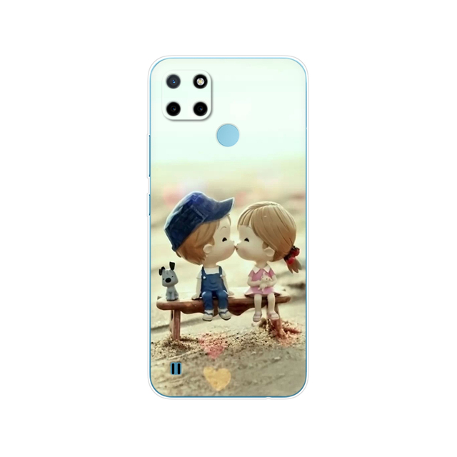 Realme C21Y C25Y Case Silicon Back Cover Phone Case For OPPO Realme C21Y C25Y 4G Soft Case RMX3261 coque TPU bumper 6.5inch