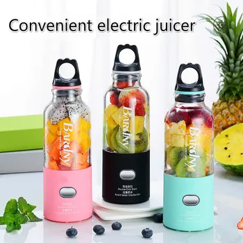 

New 6 Leaf Knife Juicer Cup Portable Electric Juicer USB Household Juice Cup