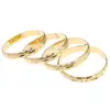24k Gold Color Bangle for Women Dubai Bride Wedding Ethiopian Bangle Arab Jewelry 5