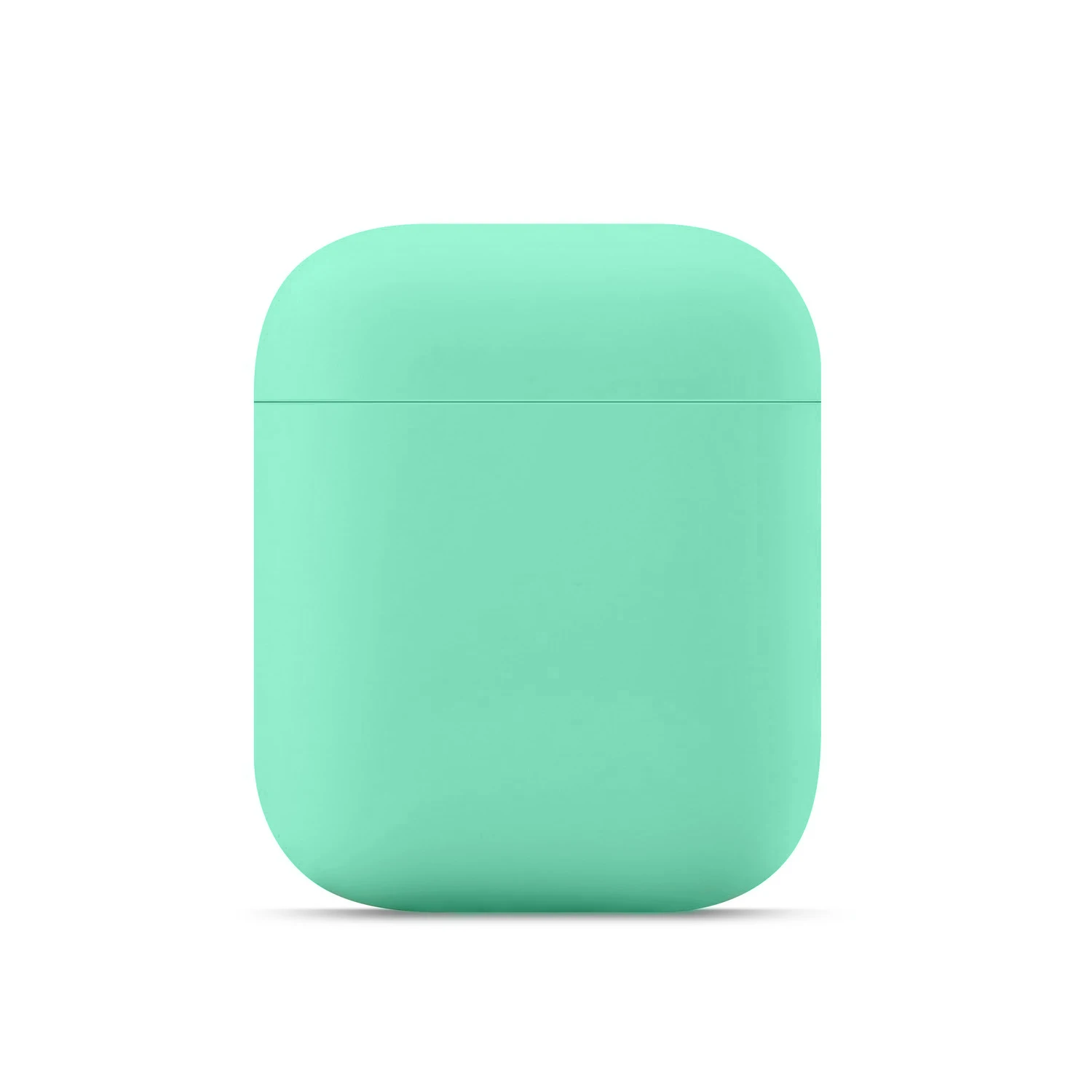 Мягкие силиконовые чехлы для Apple Airpods 1/2, защитные Bluetooth беспроводные наушники, чехлы для Apple Air Pods, зарядная коробка, сумки - Цвет: Green