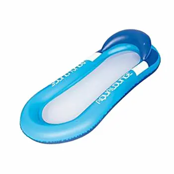 

Single inflatable floating row net pocket recliner with tents Universal floating bed floating boat water bed beach mat