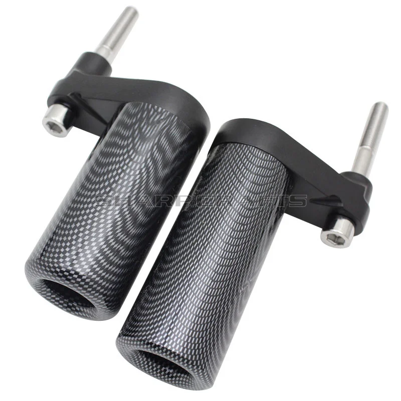 Motorcycle Parts Carbon No Cut Frame Sliders Crash Falling Protection For Yamaha YZF R1 YZFR1 YZF-R1 2007 2008 YZF1000 2007-2008