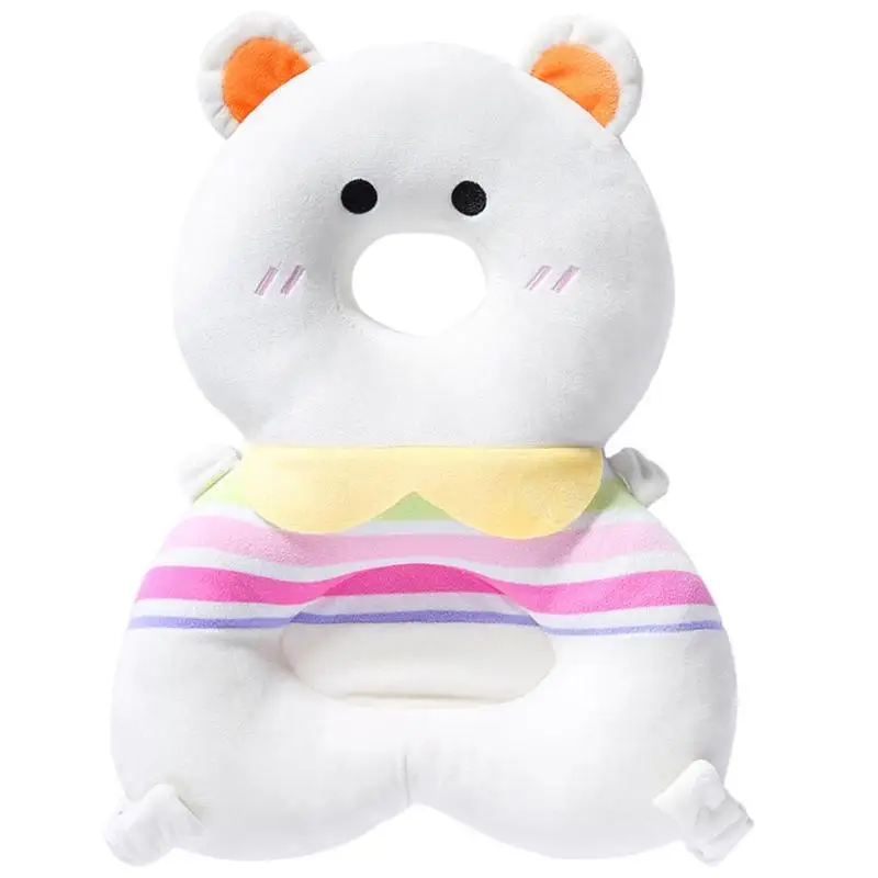 Bear 2 в 1 большая мягкая детская подушка для поддержки головы детская подушка против падения подголовник подушка для малышей учится ходить - Цвет: Bear