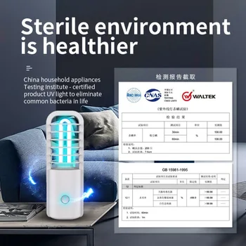 

Ultraviolet Lamp Disinfection Germicidal OzoneBulb UVC Quartz UV Led Light For Anti Virus Home Office Car Air Cleaning Portable