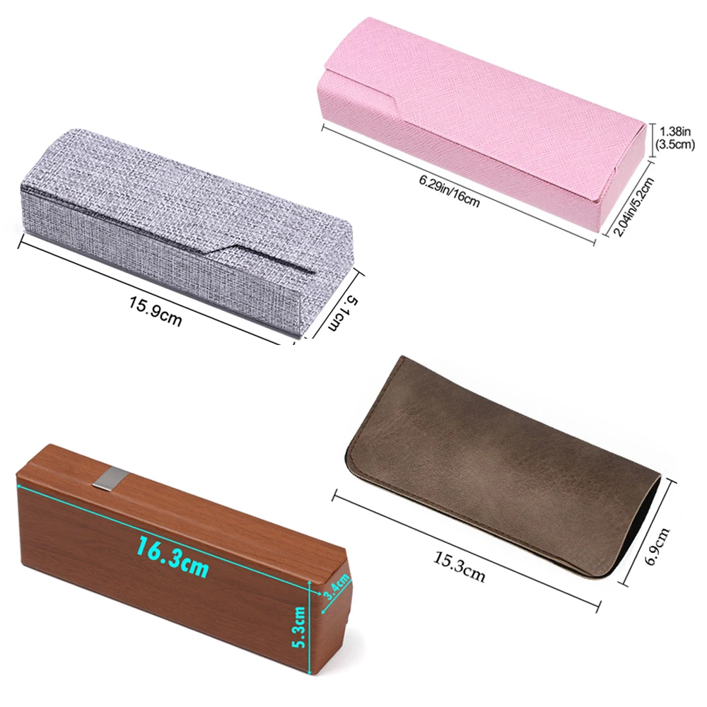 Men Women Vintage Retro Square Glasses Box Sunglasses Linen Folding Eyewear Case Optical Storage Glasses Case футляр для очков glasses case,glasses storage bag,sunglasses bag,zipper eyewear box