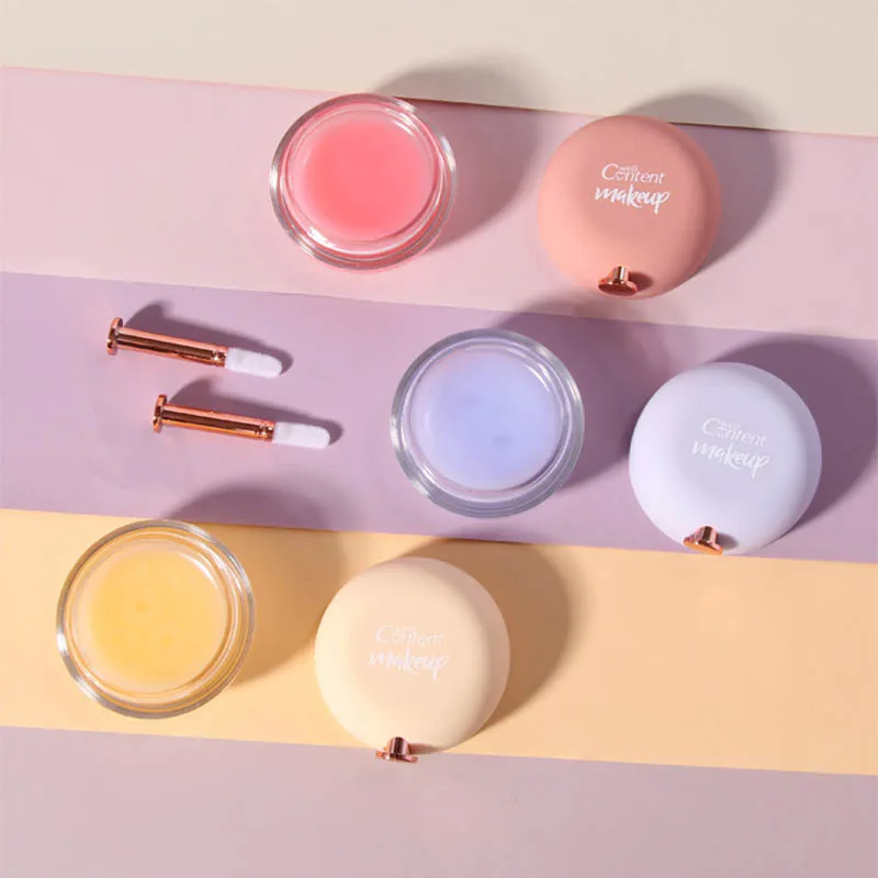 

Natural Moisturizing Lip Balm Waterproof persistent Nutritious Liquid Transparent Color fruit oil Anti-cracking Lip care