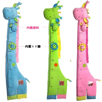 

Baby Cartoon Animal Shape Child Giraffe Height Ruler Baby Rattle BB Baby Puzzle Cognitive Toy for 0-24 Months Baby Supplies
