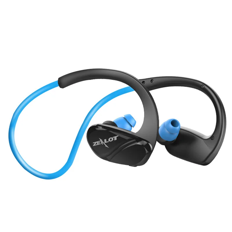 ZEALOT H6 Водонепроницаемый Bluetooth наушники стерео беспроводные наушники Фитнес Спорт Бег использовать громкой связи с микрофоном - Цвет: Blue