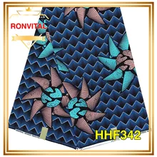 Женское платье, сделай сам, ткань, воск RONVITAL, распродажа, Африканский воск, высокое качество, хлопок, материал с принтом, сделай сам, ткань, 6 ярдов/партия