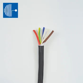 

2 Meter 20886 4X6mm pvc Sheath Wire Tin-plated Oxygen-free Copper Cable multi core Diy Signal Charge Wire for Servo motor power