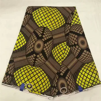

Popular Party African Real Cotton Wax Fabric For Garments WF7(6Yards/Lot) Free Shipping