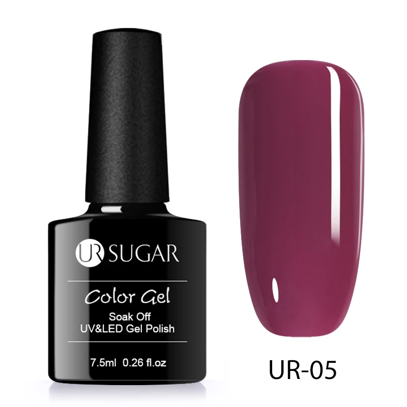 Ur Sugar 7,5 мл поливинилхлоридный акриловый гель для ногтей с кристаллами, УФ светодиодный Гель-лак для наращивания - Цвет: 05