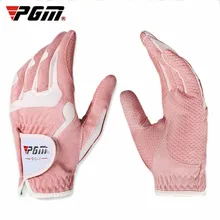 Перчатки Для Гольфа PGM для левой и правой руки Нескользящие Дышащие варежки женские спортивные перчатки женские нанометровые тканевые перчатки для гольфа износостойкие
