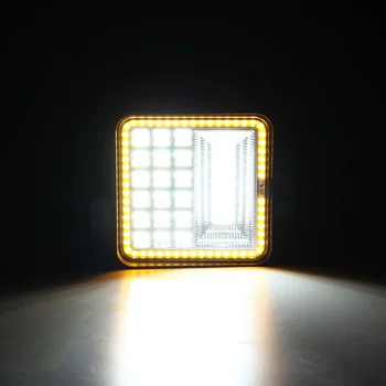 

50000H LED Work Light 4 Inch Bar Combo Dual Color Fog Lamp Offroad Car