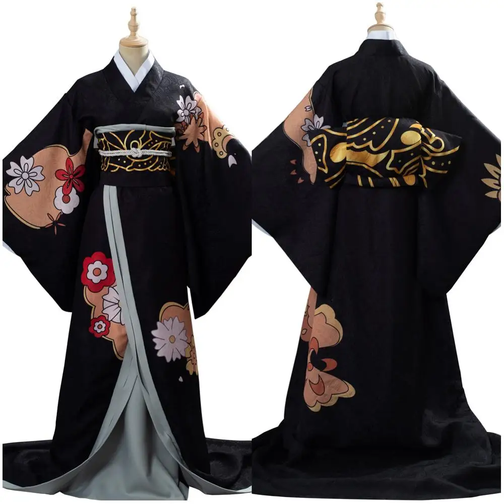 Костюм для косплея киметсу но яйбы демона убийцы кибуцзи музана кимоно платье