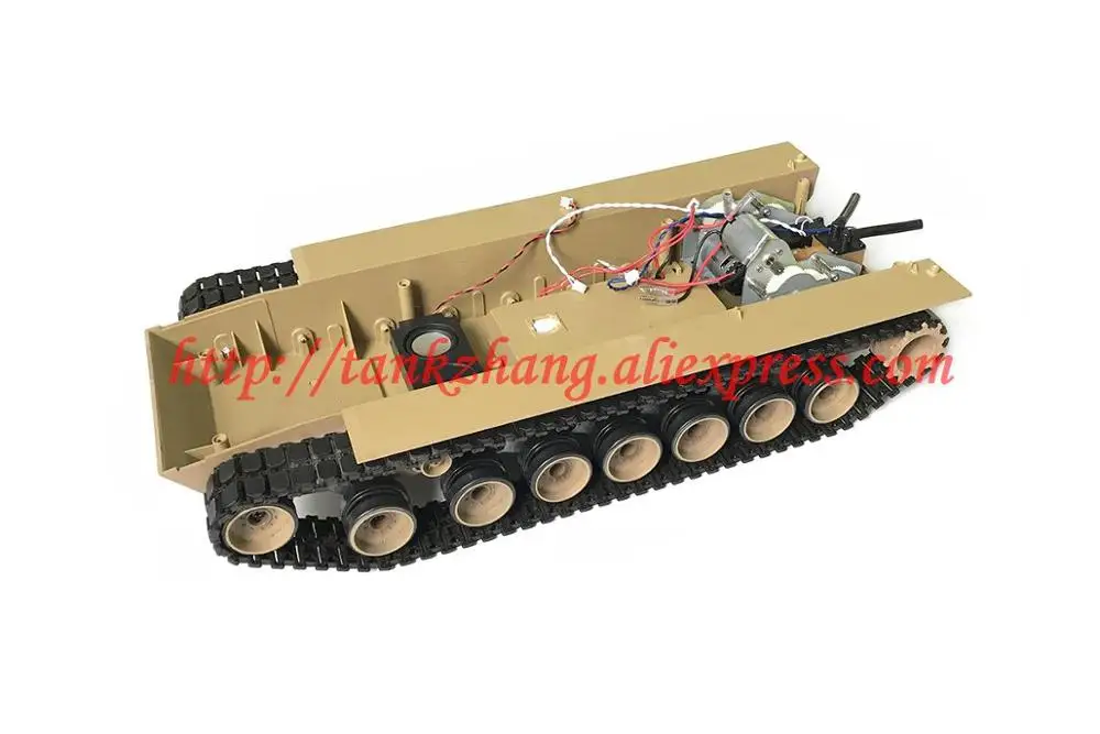 HENG LONG 3918/3918-1 RC Танк США M1A2 ABRAMS 1/16 Запасные части № пластик chassic/колеса/Гусеница-версия 6,0 - Цвет: 6.0 with caterpillar