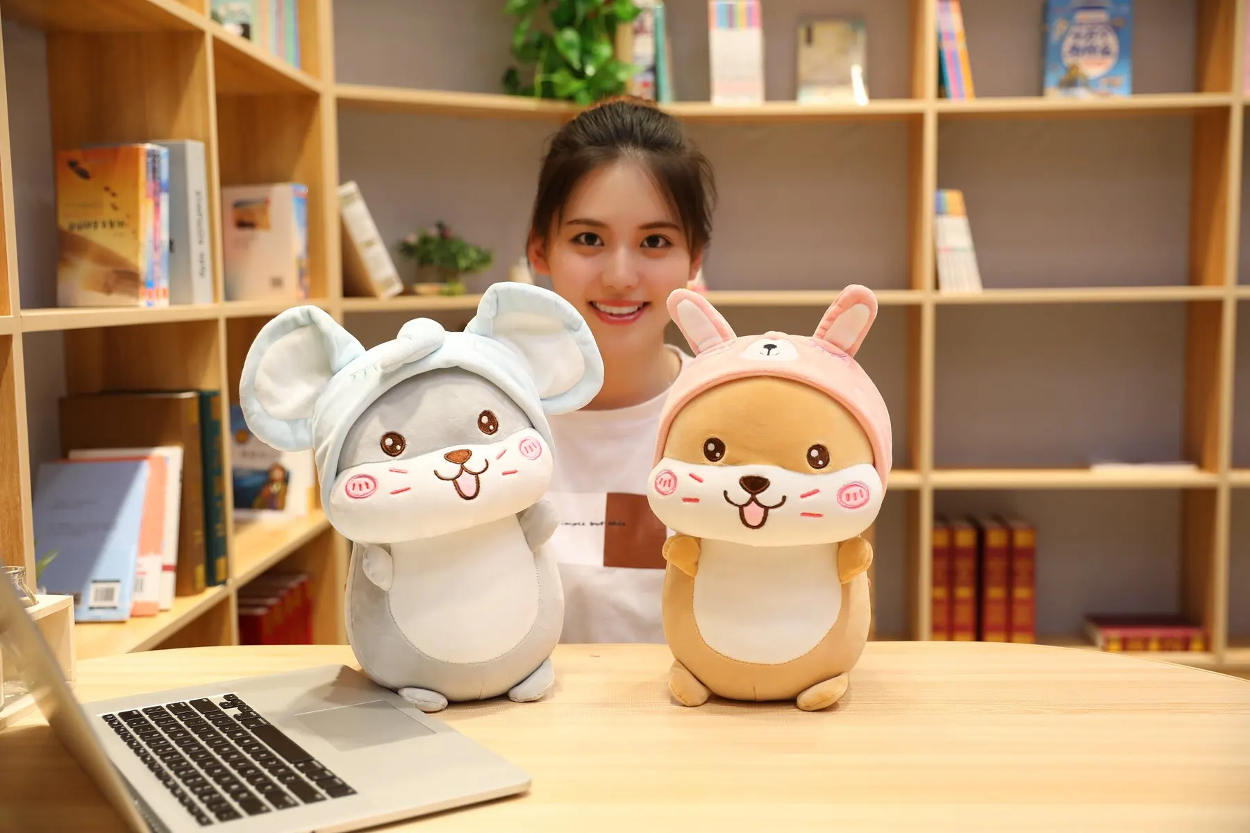 1pc Cute Hamster Mouse Transform Rabbit Elephant Plush Animal Soft Stuffed Hamster Doll High Quality Toy Children's Gifts