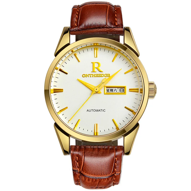 2021 new quartz watches men/woman leather week calendar watch waterproof 30M pin buckle diameter 38mm wrist watches for men woma 