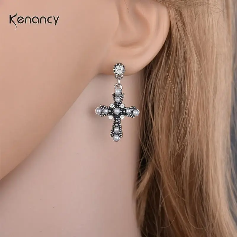 Женские винтажные серьги-пусеты со стразами | Украшения и аксессуары