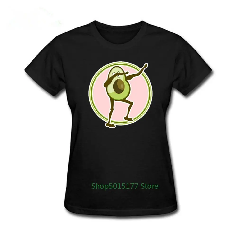 Новейшая летняя женская футболка с авокадо забавный рисунок короткий рукав