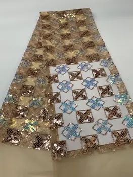 

Nigerian Lace Fabrics GOLD African Swiss Voile Lace Fabrics High Quality French Voile Lace FABRIC For Wedding