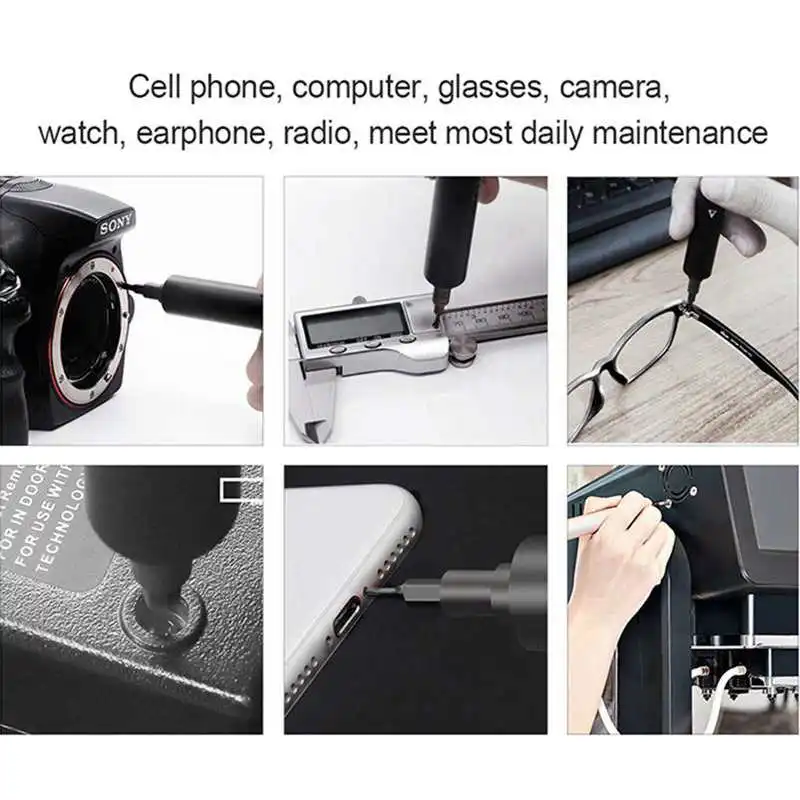 Мини Беспроводная электрическая отвертка Набор для Macbook Phone Xbox Rc игрушки для ремонта камеры Набор инструментов с 20 шт. намагничателем