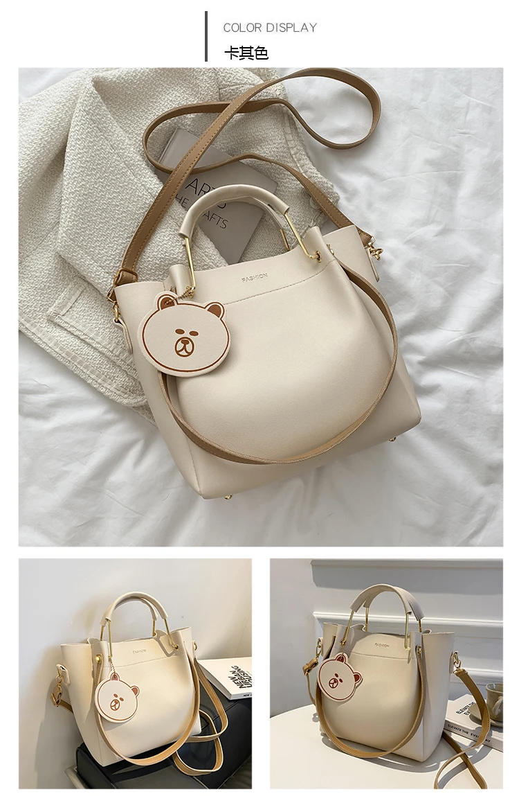 Luxury Handbags Designer Letter Pu Leather Women Shoulder Bags High Capacity Ladies Crossbody Bag Fashion Casual Female Tote Bag