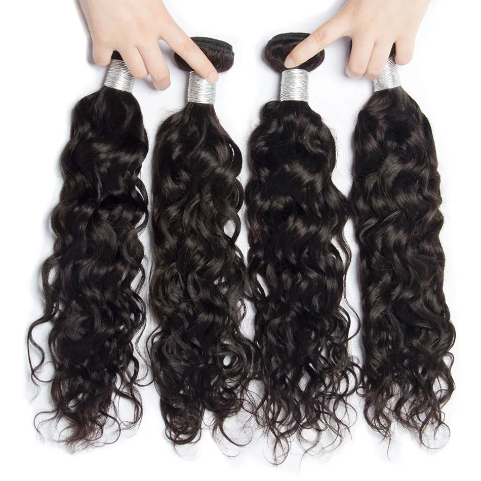 Индийские волнистые человеческие волосы 3 пучка предложения 100 индийские волнистые волосы двойной уток натуральные волосы Реми для наращивания 8-30 дюймов