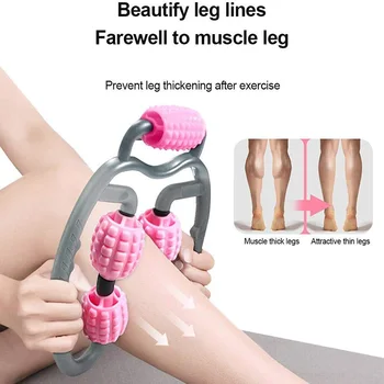

U Shape Muscle Massager Roller Body Slimming Leg Neck Arm Muscle Massge&Relaxation Muscle Shaping Fitness Yoga Sports Tools