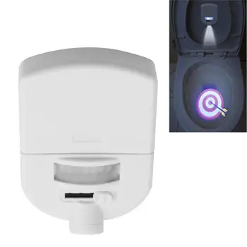

PIR Body Motion Sensor Toilet Light Seat Lighting Backlight Toilet Bowl Auto Night Lamp Sensor Night Light Projector Noveltly