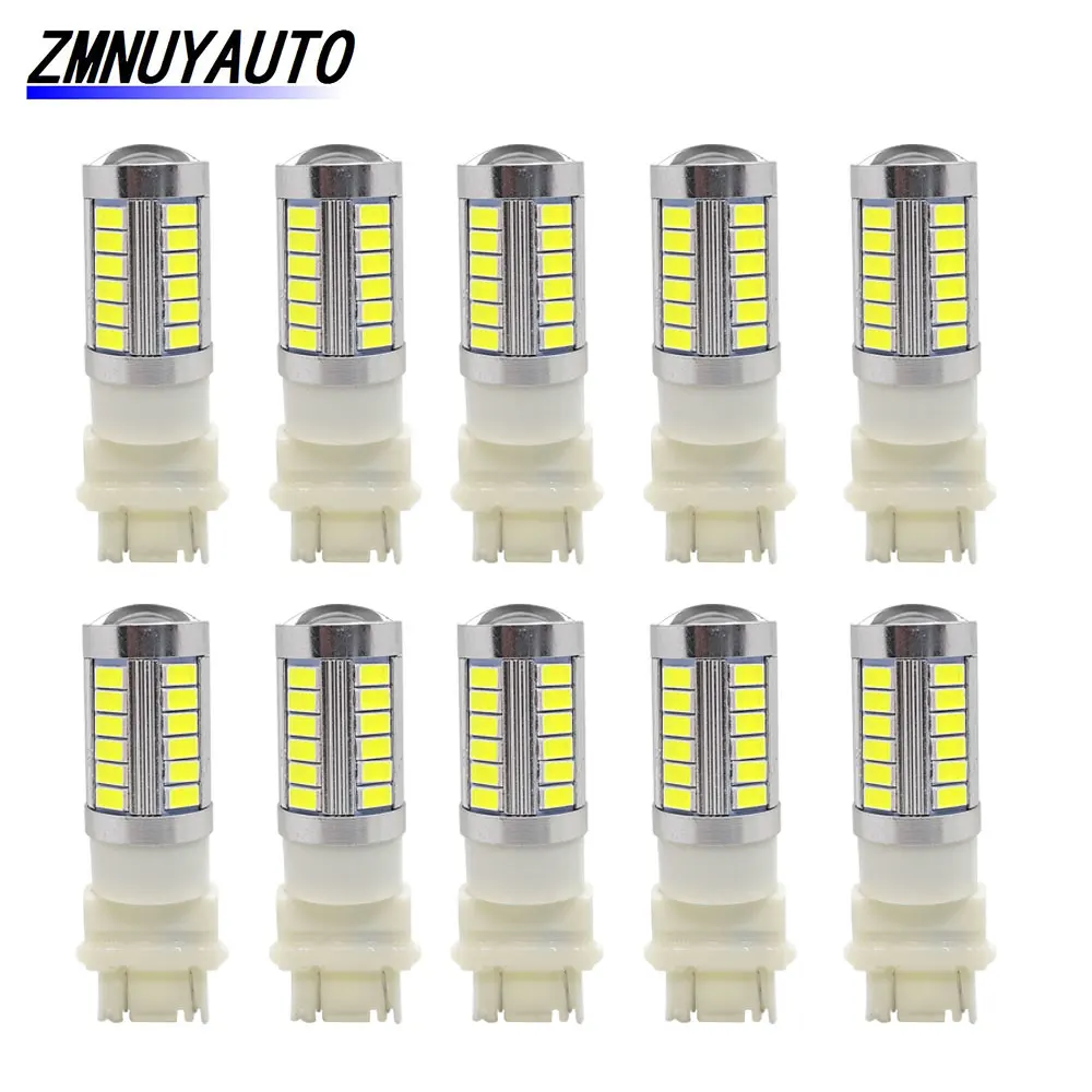 10 шт. T25 3157 светодиодный T20 7443 33 SMD 5730 светодиод резервный свет для автомобиля 1156 BA15S