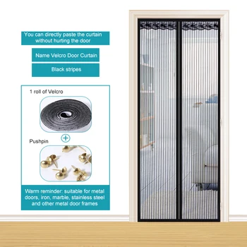 

Summer Anti Mosquito Insect Fly Bug Curtains Magnetic Net Automatic Closing Door Screen Kitchen Curtain Drop Shipping
