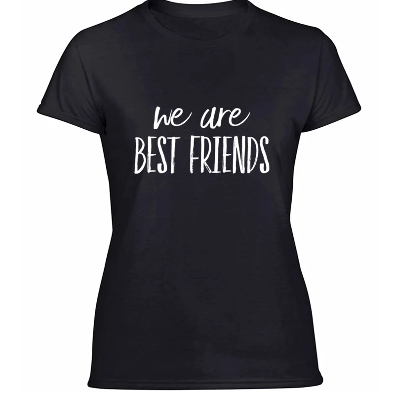 Забавная футболка унисекс с надписью «Best Friends»,, уникальная Повседневная футболка, Веселый размер, S-5xl, топы в стиле хип-хоп, хлопок