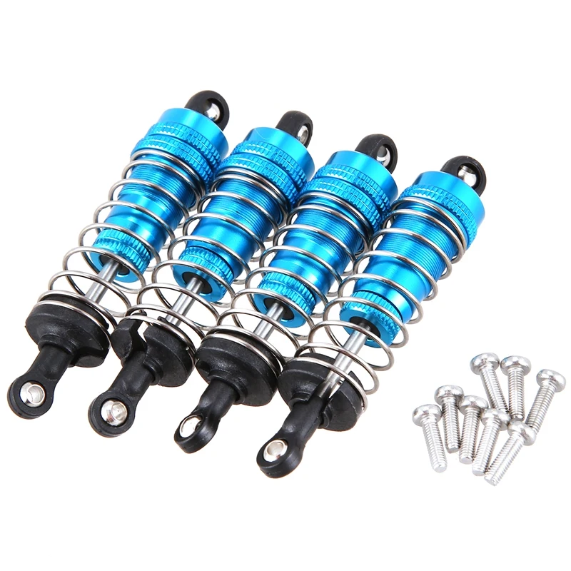 

wltoys 144001 4Pcs Metal Shock Absorber Damper Replacement Accessory Fit for WLtoys 144001 1/14 4WD RC Drift Racing Car Parts