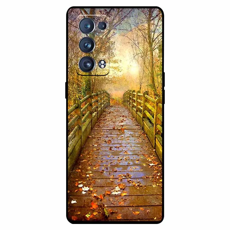 Shockproof Soft Silicone TPU Back Cover for Oppo Reno 6 Pro 5G - Cute and Durable