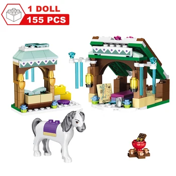 

155PCS Princess Anna's Adventure Building Blocks DIY Bricks Toys for Children Girls and Boys Gifts