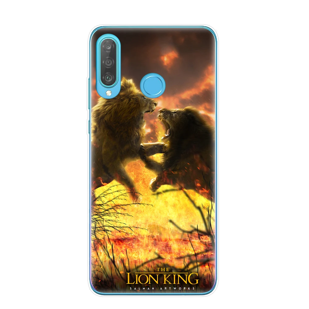 Cartoon Lion King nala simba timon Phone Cases for Huawei P30 P20 Mate 20 Lite Pro P8 P9 P10 Lite Cover Coque Etui fundas