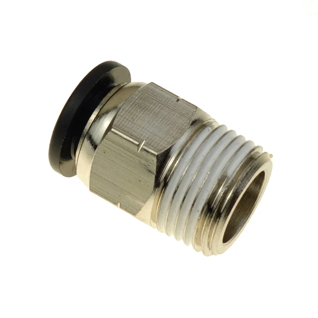 Fevas 6mm Pneumatic Tube Straight Air Quick Connector One Touch Push in Fitting 