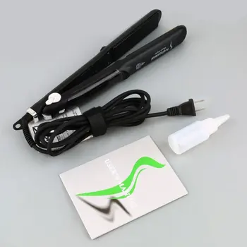 

2019 Pro Ceramic Heating Plate Vapor Steam Hair Straightener Argan Oil Steam Hair Styling Tool Adjustable Temperature