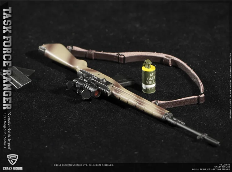 CrazyFigure LW006 1/12 Спецназ США Delta M14 снайперская Рейнджерс Целевая группа 199" операция Готическая змея" в районе могадиши