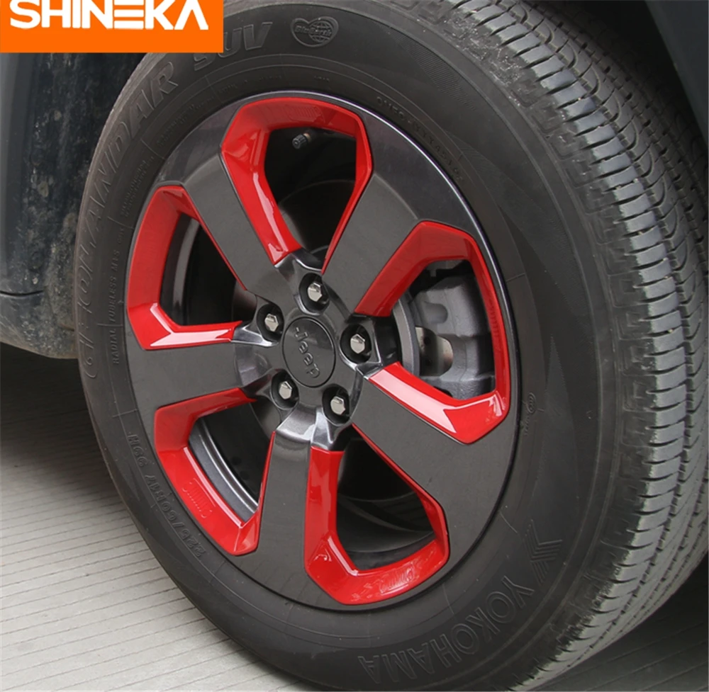 SHINEKA украшение на ступицу колеса для внешней отделки автомобиля аксессуары из