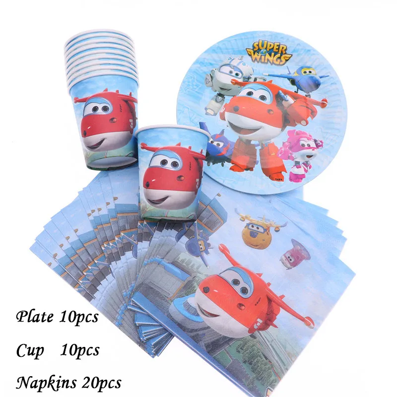 Superwins40pcs 10 шт./компл. малыш Минни Бумага пластины салфетки под чашки вечерние поставки Baby Shower посуда День рождения украшения товары для дома - Цвет: Superwins40pcs