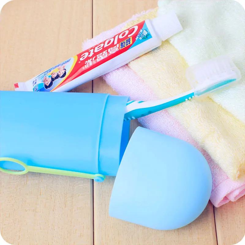 

LHX Toothbrush Receiver Bathroom Accessories Portable Candy Toothpaste Receiver Box Travel Articles Plastic Water Cup HP1409 dd