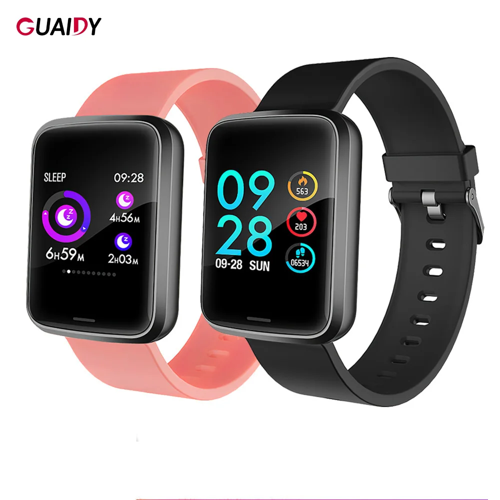 Цветные умные часы с Bluetooth для женщин и мужчин браслет монитором сердечного ритма